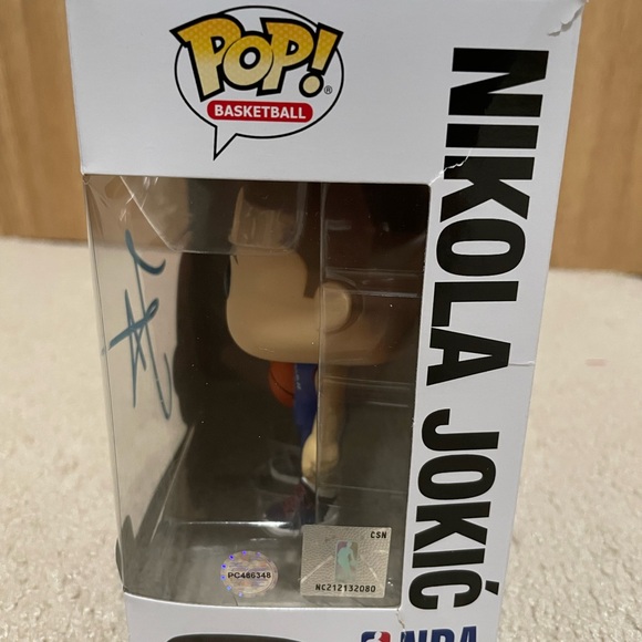 Nikola Jokic Signed Autographed Funko Pop #88 Denver Nuggets NBA Hologram w/COA - Picture 2 of 4